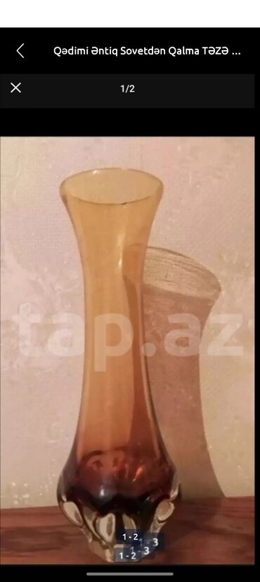 pulsuz geyimlər: Qədimi Əntiq Sovetdən Qalma TƏZƏ Gözəl Meduza Güldan