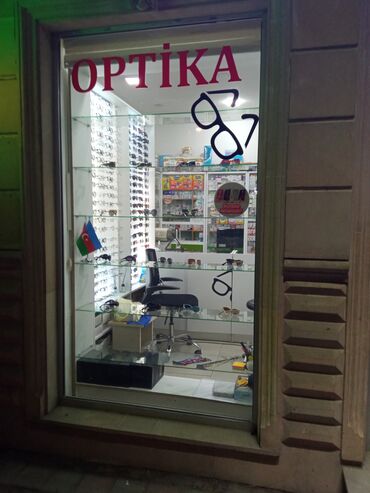 Hazır biznes: Nərimanov tərəfdə optika.Gözmüayinə aparatı xaric optikya aid nə varsa