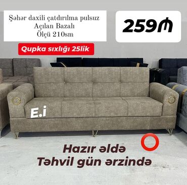 Masa və oturacaq dəstləri: Divan, Yeni, Açılan, Bazalı, Şəhərdaxili pulsuz çatdırılma