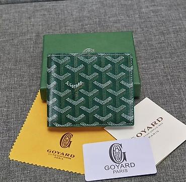 goyard: Goyard cüzdan - Brend: Goyard Paris - Rəng: yaşıl - Naxış: ikonik — 1