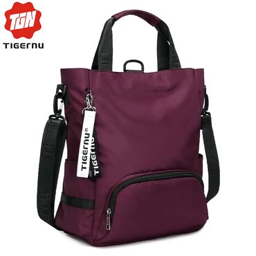 сумка для ноутбука и документов: Сумка-рюкзак Tigernu T-S8169 Бордо Арт.3387 Материал Полиэстер, из