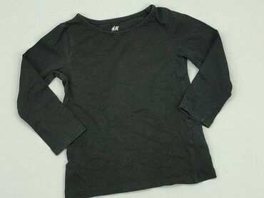 czarna bluzka bez rękawów: Blouse, H&M, 1.5-2 years, 86-92 cm, condition - Very good