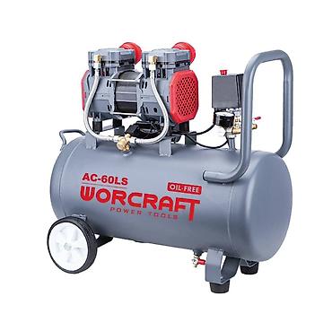 Компрессоры: Компрессор WORCRAFT AC-60LS (OIL-FREE) - Тип: безмасляный поршневой — 1
