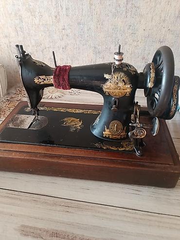 tikiş maşını matoru: Tam işlək vəziyyətdə tikiş maşınıdır 1870 ci ildə istehsal olunub hər — 1