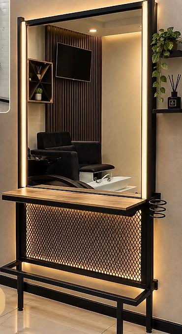 Salon üçün LED işıqlı güzgü köşkü 4ƏDƏD HAMSI BİRLİKDƏ ALINSA ENDİRİM