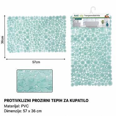 KMT Prozirna zelena prostirka za kupanje na točkice 2208807 - Brend