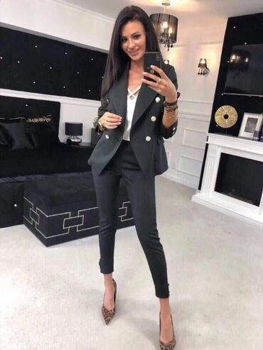 Kompleti: Elegantno žensko odelo – sako i pantalone Veličina S, M, L - Model — 10