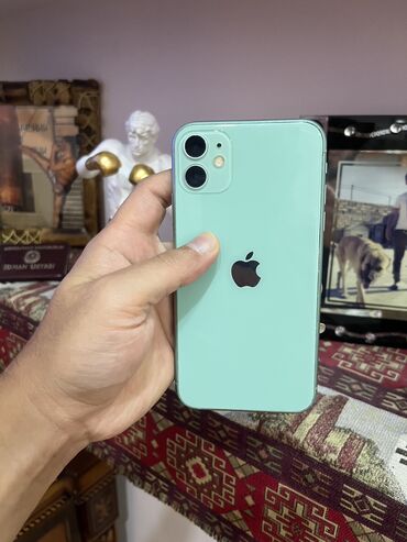 azerbaycan iphone 11 fiyatları: IPhone 11, 128 GB, Yaşıl, Barmaq izi, Face ID