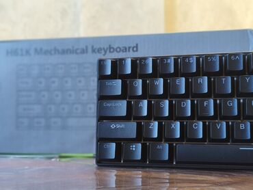 чехол на айфон 7: H61K Mechanical Keyboard😍 Mechanic blue switch🔥 Rainbow, 19+ mode🔥