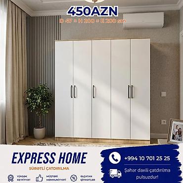 Dolablar: Yeni, 5 qapı, Siyirməli, Açılan, Düz dolab — 1