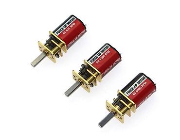 reduktor motor: Force-Up 6V 1000 RPM Karbon Fırçalı DC Motor — Mini Sumo robot — 3