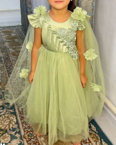 Платья: Детское платье, цвет - Белый, Новый — 9