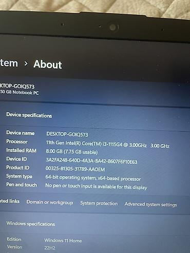 HP: İşlənmiş HP Pavilion, 15.6 ", Intel Core i3, 256 GB, Ünvandan götürmə — 4
