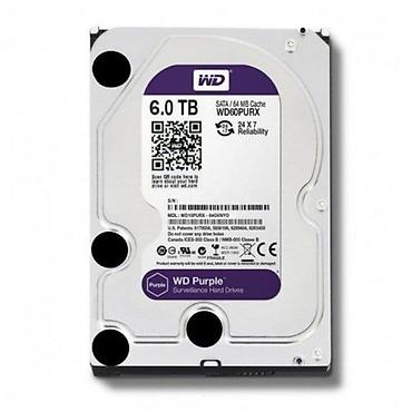 Sərt disklər (HDD): WD Perple yeni 6TB hard disk bagli qutuda. qiymet haqda zeng edib — 1