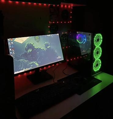 купить игровой компьютер бу: Gaming stolüstü kompüter seti TƏCİLİİ SATILIR!!!!! ELİMYANDİİ!!! — 2