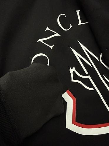 монклер футболка: Мужская толстовка, XL, Moncler, Новый, цвет - Черный, Бесплатная доставка, Самовывоз — 3