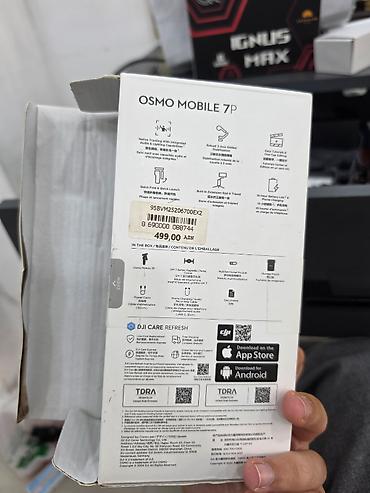 video aparatı: DJI Osmo Mobile 7 – 2-ci əl, ideal vəziyyətdə 5 defe istifade olunub — 2