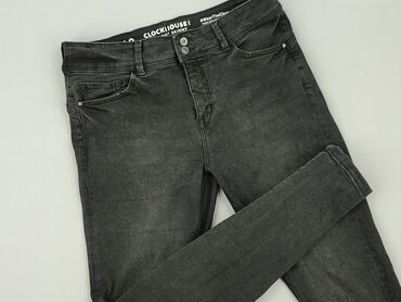 czarne spodnie damskie stradivarius: Clockhouse, Jeansy damskie, rozmiar XL