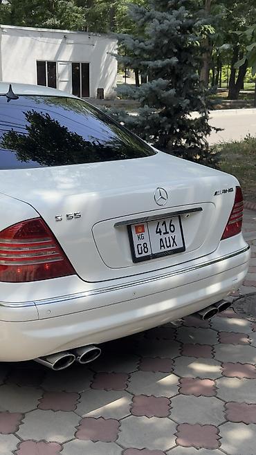кампрес: Mercedes-Benz S-class AMG: 2003 г., 5.5 л, Автомат, Бензин, Седан — 8