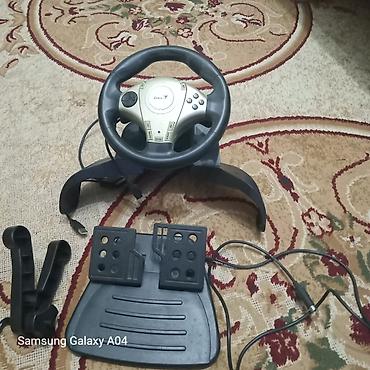 joystick for pc: Genius sükan və pedallar dəsti – oyun konsolu və PC üçün yarış — 1