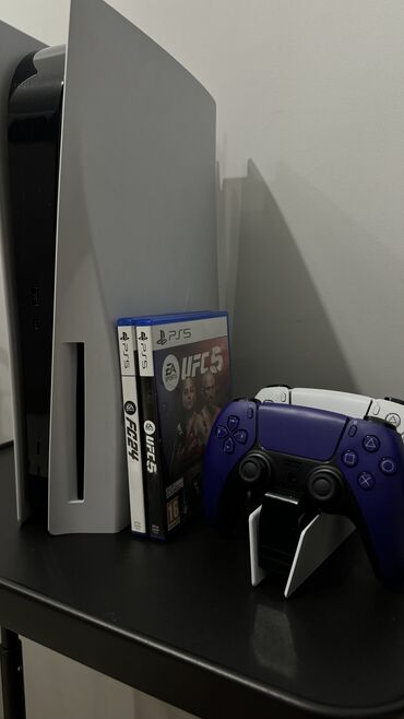 сони ps5: PlayStation 5 с дисководом 2 джойстика 2 диска (ufc-fifa) Имеется