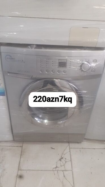 quba paltaryuyan: Paltaryuyan maşın Daewoo, 7 kq, Avtomat, Qurutmasız