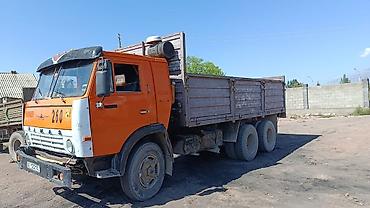 ка маз: КАМАЗ бортовой с прицепом (седельный тягач 6x4 + одноосный — 3