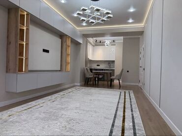 кут фирма: 2 бөлмө, 67 кв. м, Элитка, 2 кабат, Дизайнердик ремонт