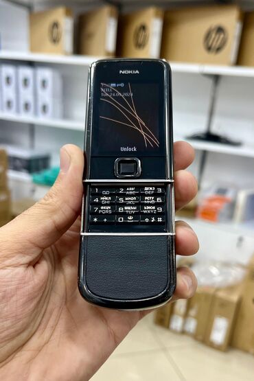 alcatel telefon: Nokia 8000 4G, 2 GB, rəng - Qara, Düyməli