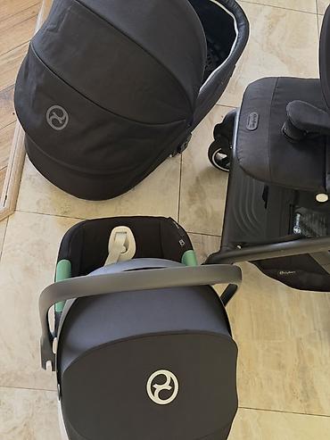 Коляски: Коляска, Cybex, цвет - Черный, Б/у — 16