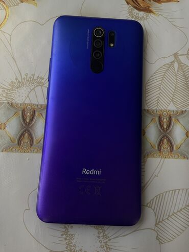 iphone 7 platasi: Xiaomi Redmi 9T, 64 GB, rəng - Bənövşəyi, 
 Barmaq izi