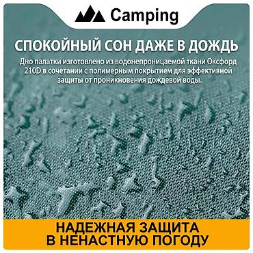 колышки: Двухместная туристическая палатка JUNGLE CAMPING - легкая и быстрая в — 4