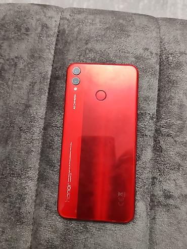 changan honor: Honor 8X, 64 GB, rəng - Qırmızı, Barmaq izi — 3