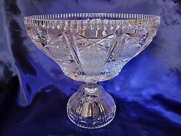 cvetici: Bombonijera nova,rucni rad,kristal,led kristal Zajecar 70te — 2