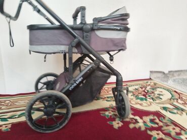 коляска для двоих детей разного возраста: Балдар арабасы, Колдонулган