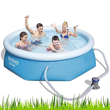 sifon pumpa: Bazen za dvorište BESTWAY Fast Set sa pumpom 305x76 cm (Šifra — 1