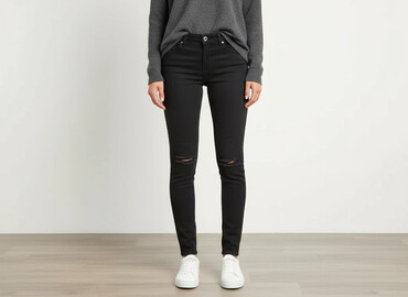 kurtka jeansowa z futerkiem bershka: Bershka, Jeansy damskie, rozmiar S
