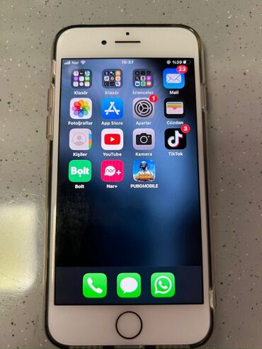 ipone 8: IPhone 8, 64 GB, Ağ, Barmaq izi