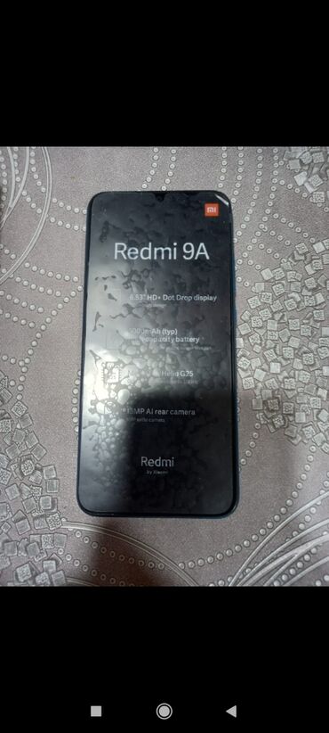 telefonlar 32 s: Xiaomi Redmi 9A, 32 GB, rəng - Göy, 
 Barmaq izi