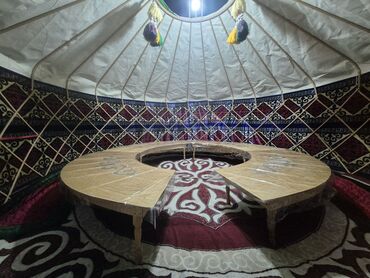 Аренда юрт: Аренда юрты, Каркас Деревянный, 65 баш, С полом — 4