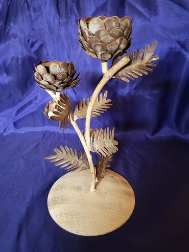 Sveće i svećnjaci: Set svećnjaka, bоја - Zlatna, Novo — 4