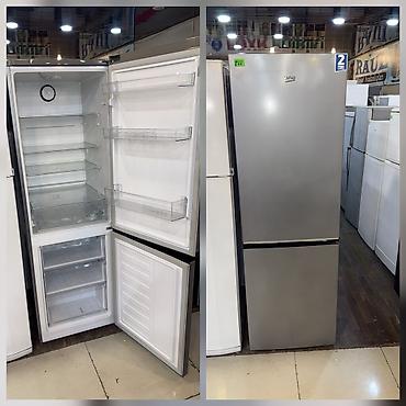 Beko iki kameralı soyuducu, paslanmayan polad rəngdə korpus