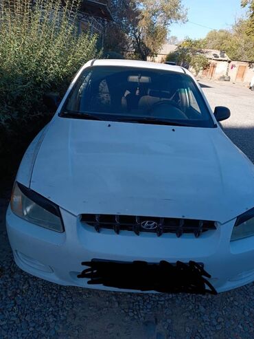 нерабочие авто: Hyundai Accent: 2001 г., Автомат, Бензин, Седан