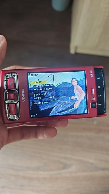 nokia e60: Nokia N95 8Gb, 8 GB, rəng - Qırmızı, Düyməli — 5