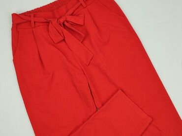 czerwona bluzki allegro: Material trousers for women, size XL (EU 42)