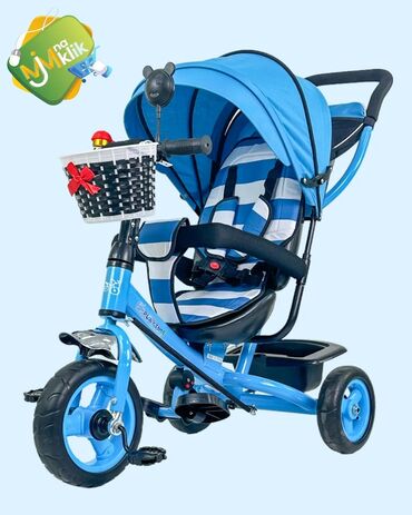 Kolica za bebe: Kolica/tricikl "Meridian" - 6700 Opis: Meko sedište Točkovi od EVA