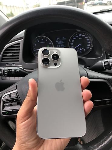 Уюлдук телефондор жана аксессуарлар: IPhone 15 Pro Max, Колдонулган, 256 ГБ, Natural Titanium, 81 % — 4