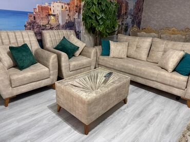 Divan və kreslo dəstləri: Divan, Divan, Bazasız, Açılmayan — 4