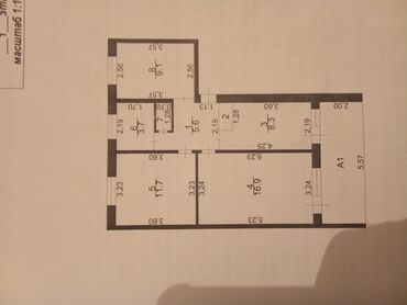 квартиры в тунгуче: 3 комнаты, 60 м², 105 серия, 1 этаж, Старый ремонт