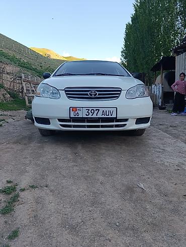 Унаа: Toyota Corolla: 2003 г., Автомат, Бензин, Седан — 7